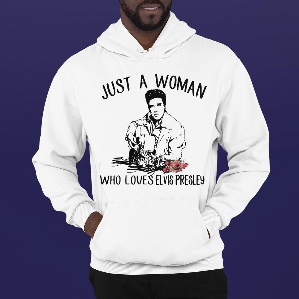 Just a woman who loves Elvis Presley shirt 1