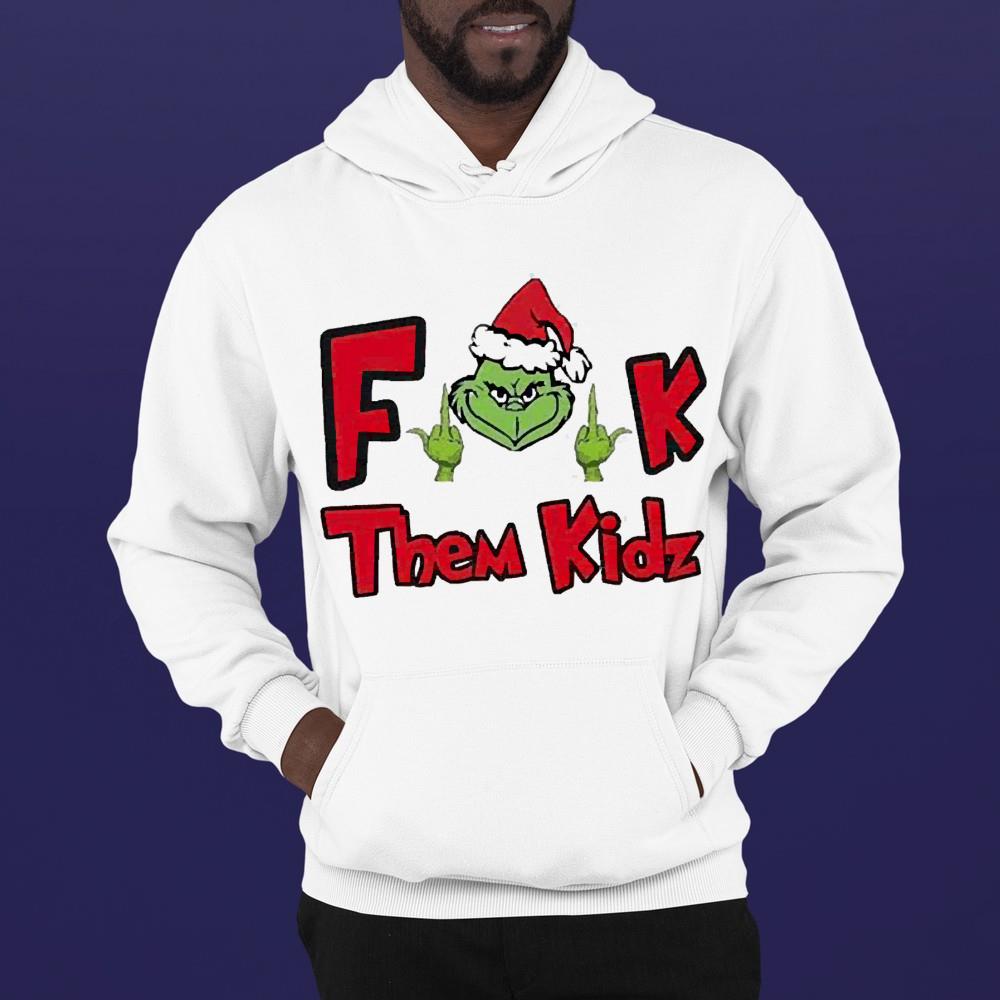 Santa Grinch fuck them kidz shirt 1