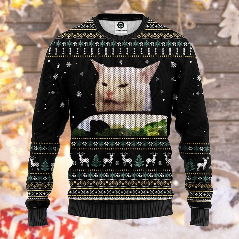 Gearhuman 3d Ugly Moew Custom Shirt 1