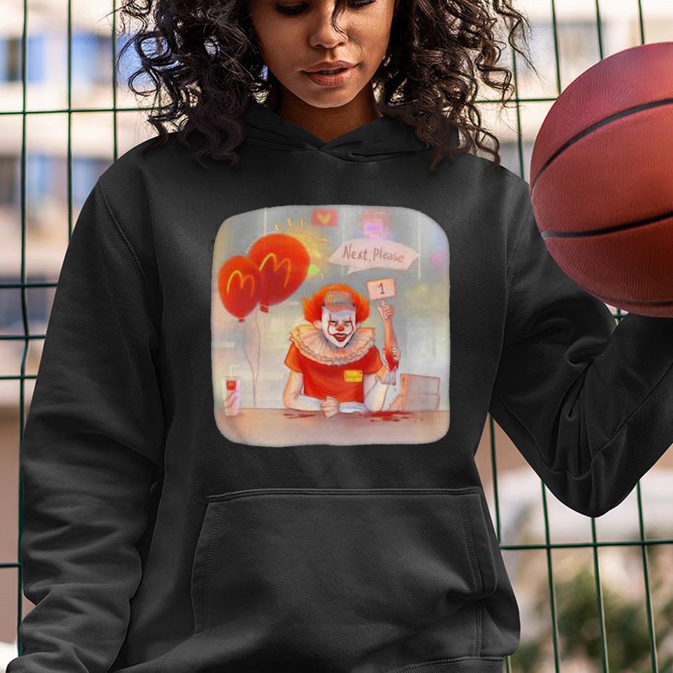 Halloween Joker Mcdonalds Next Please Shirt 1
