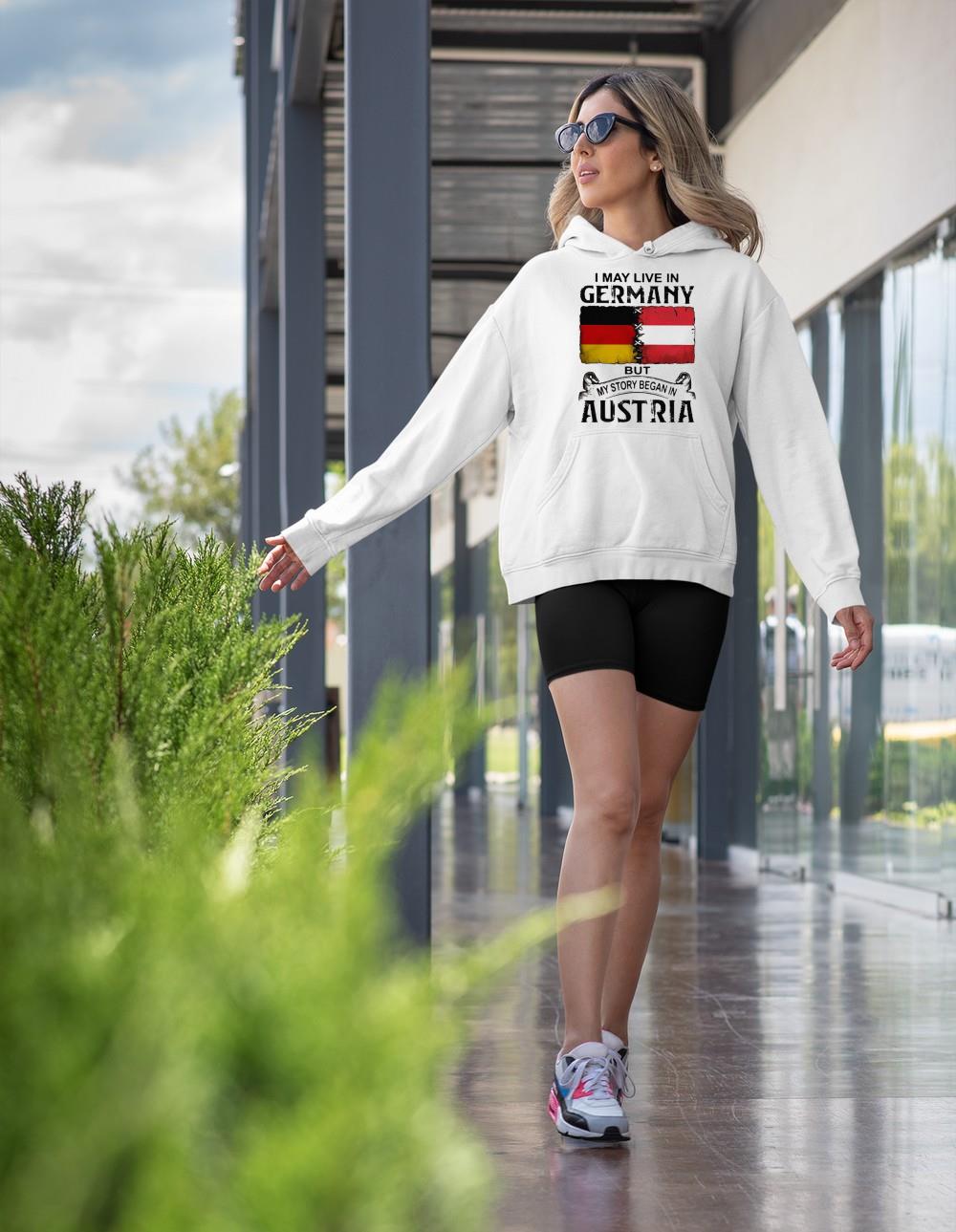 I May Live In Germany But My Story Began In Austria Shirt 1