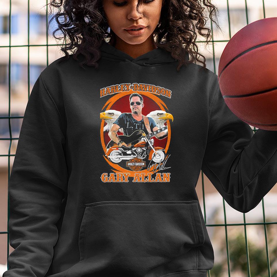 Motor Harley Davidson Cycles Gary Allan Signature Shirt 1