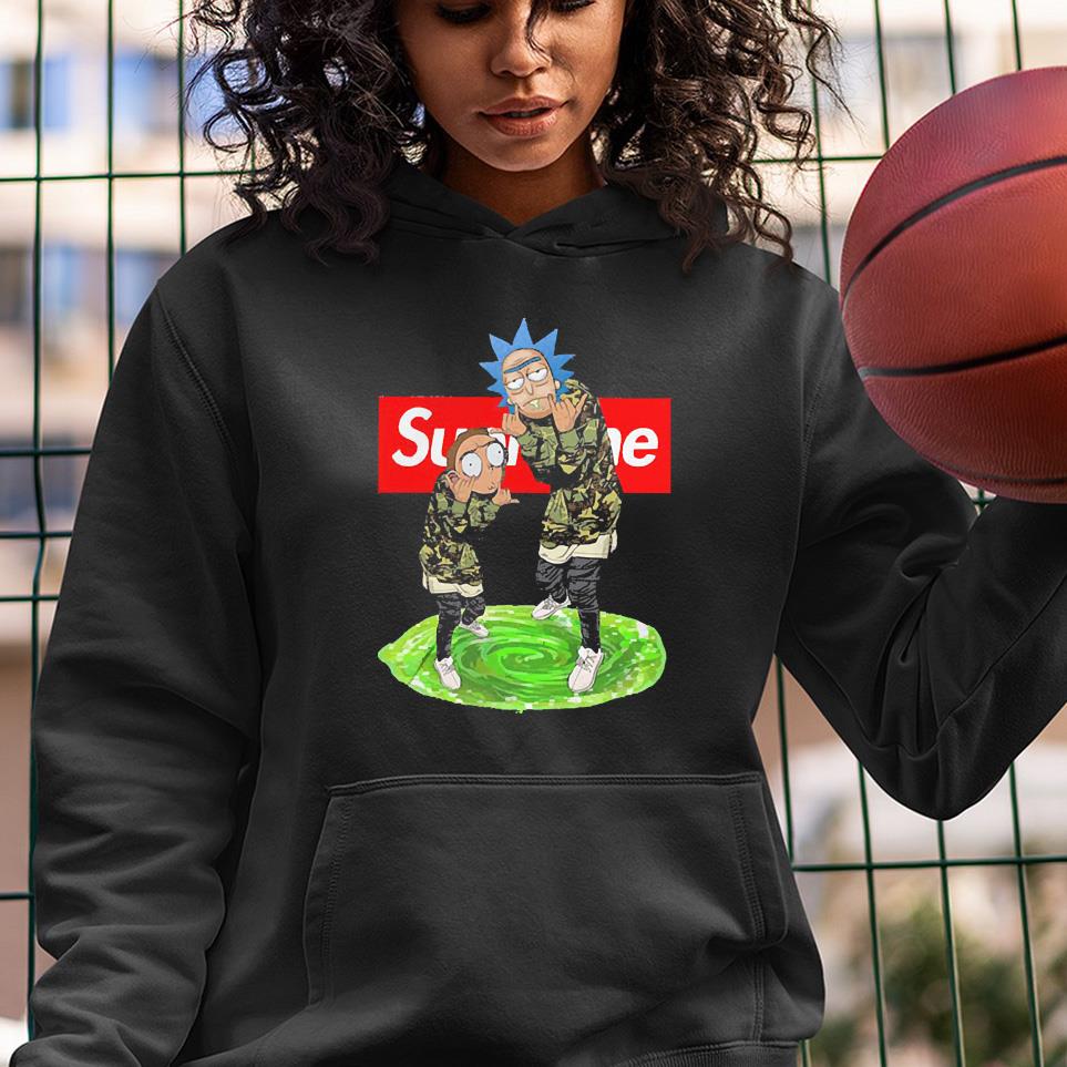 Supreme Rick and Morty shirt 1