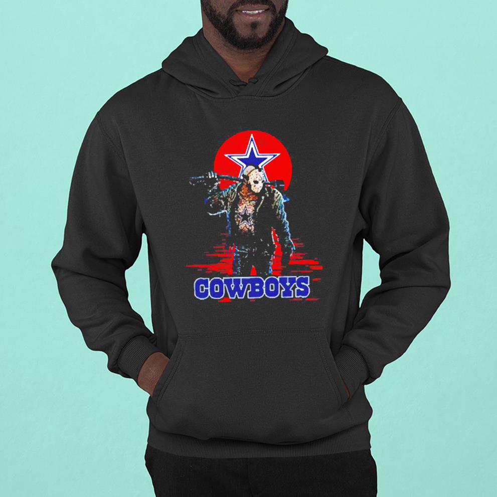 Jason Voorhees Dallas Cowboys Horror Football Team Shirt 76 Clothing