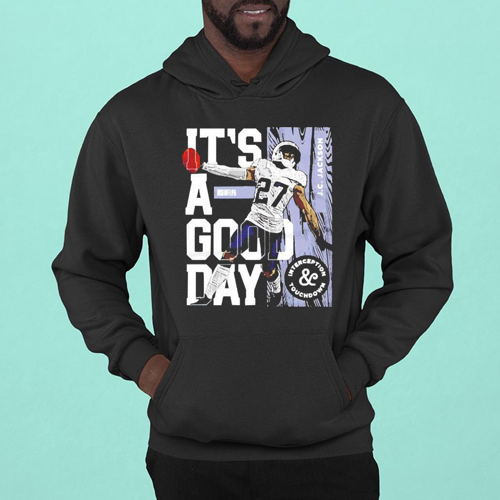 New England Football J.C. Jackson it’s a good day shirt 1 Clothing