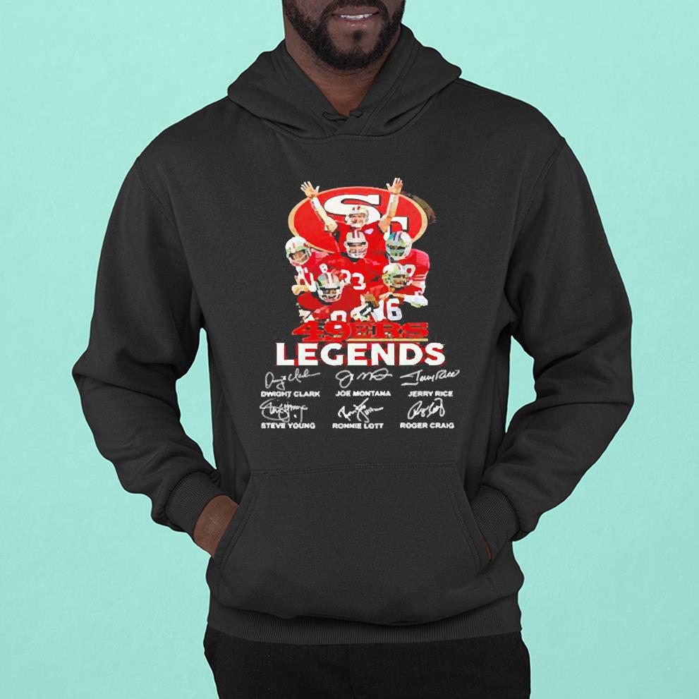 hue2101 san francisco 49ers legends signatures shirt hoodie - San Francisco 49ers Legends Signatures Shirt