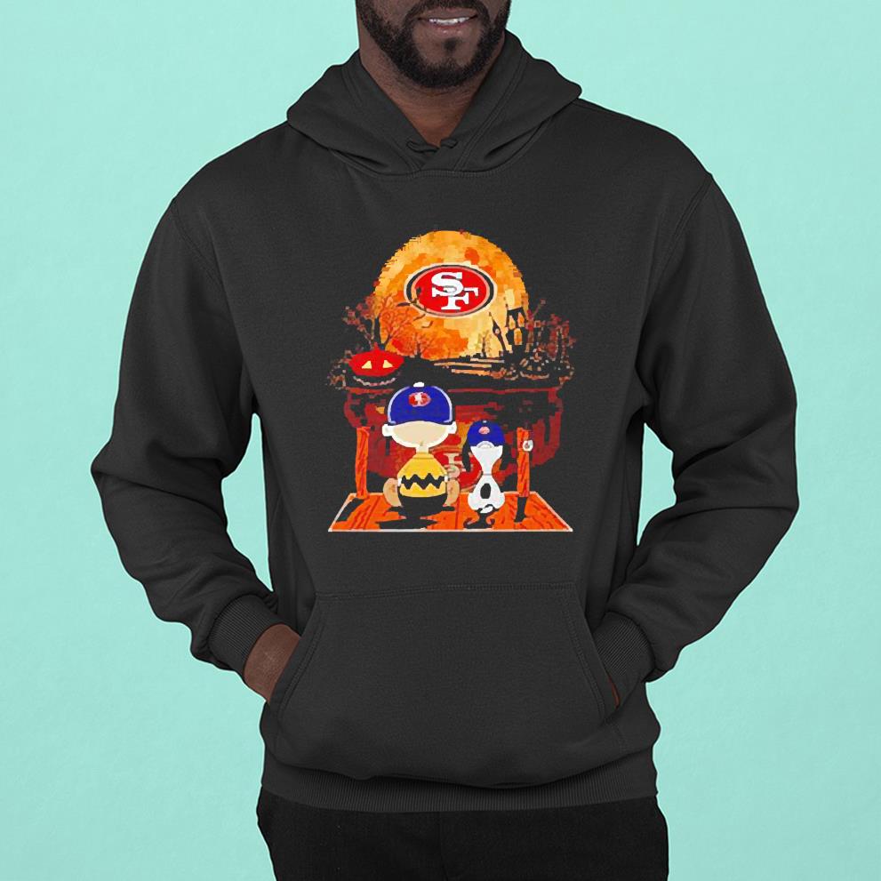 hue2101 snoopy and charlie brown san francisco 49ers shirt hoodie - Snoopy And Charlie Brown San Francisco 49ers Shirt
