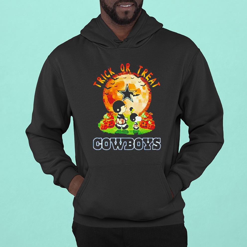 Snoopy And Charlie Brown Trick Or Treat Dallas Cowboys Shirt 8