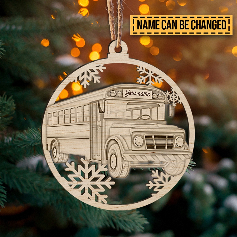 hue2112 bus driver personalized wood ornament bus driver personalized wood ornament - Bus Driver Personalized Wood Ornament