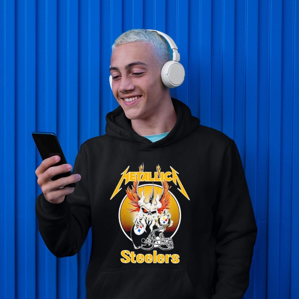 Metallica Steelers Pittsburgh Steelers shirt 76 Clothing