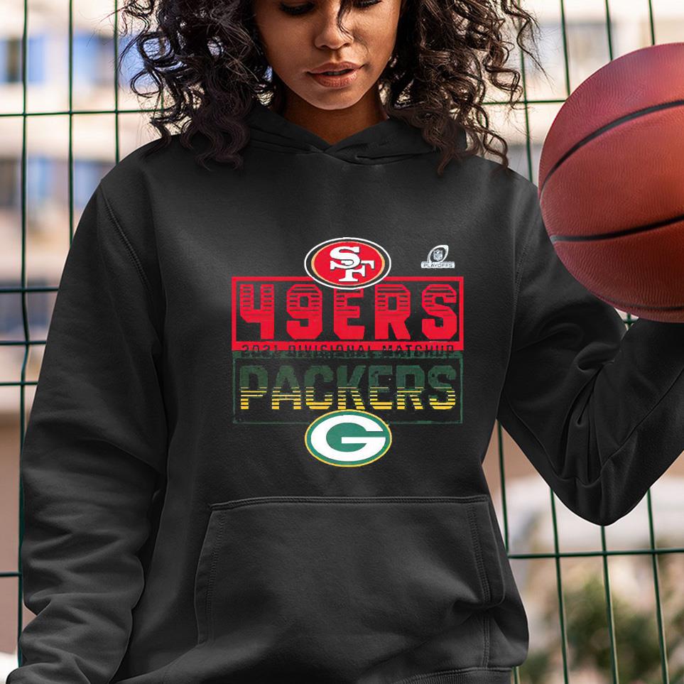 Green Bay Packers vs. San Francisco 49ers 2021 Divisional Matchup shirt 1 San Francisco 49ers