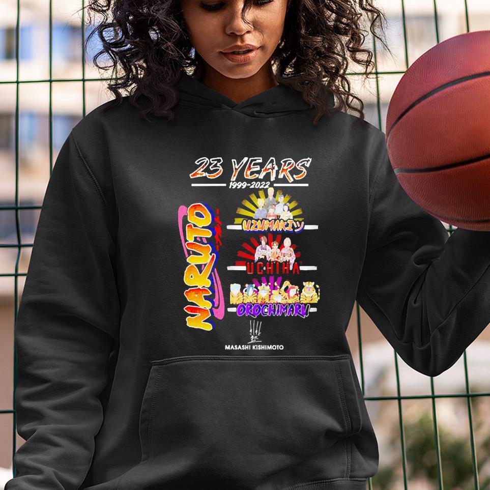 Naruto 23 years 1999-2022 Masashi Kishimoto shirt 1 Marvelcomicsteeshirt News