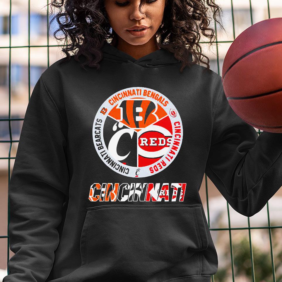 Cincinnati Bengals Cincinnati Reds Cincinnati Bearcats Cincinnati city logo shirt 1 Thebeatlestshirt News