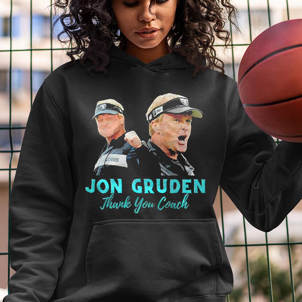 Las Vegas Raiders Jon Gruden Thank You Coach Shirt 1 Las Vegas Raiders