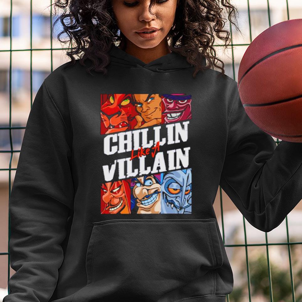 Villains Chillin’ Like A Villain Group Portrait Pullover Shirt 1