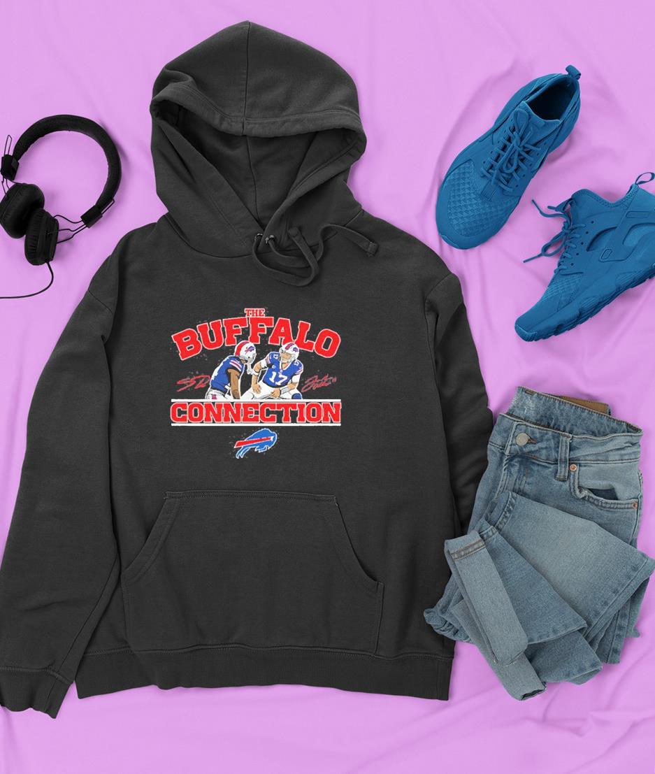 hue2401 josh allen or stefon diggs buffalo bills buffalo connection shirt hoodie - Josh Allen or Stefon Diggs Buffalo Bills Buffalo Connection shirt
