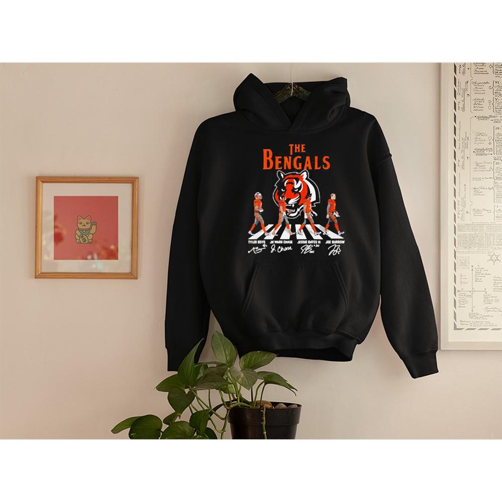 The Cincinnati Bengals Abbey Road Signatures Shirt 1 Thebeatlestshirt News