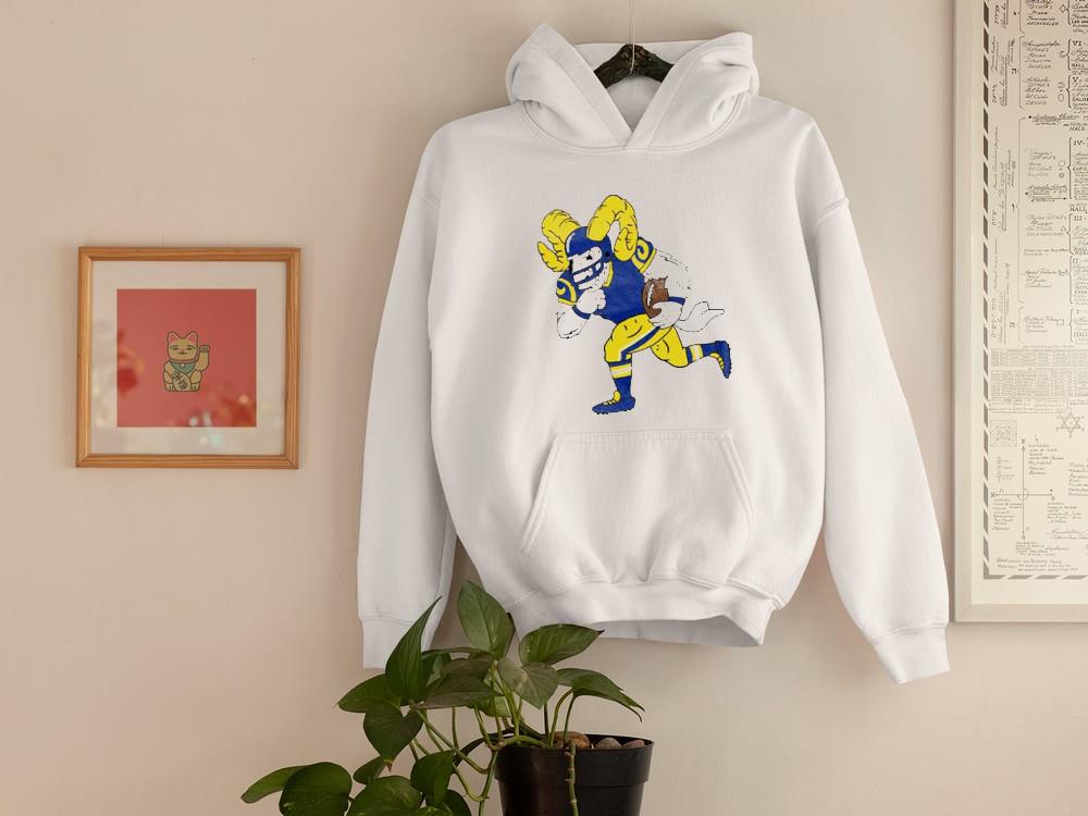 hue252 rampage los angeles rams football shirt hoodie - Rampage Los Angeles Rams Football shirt