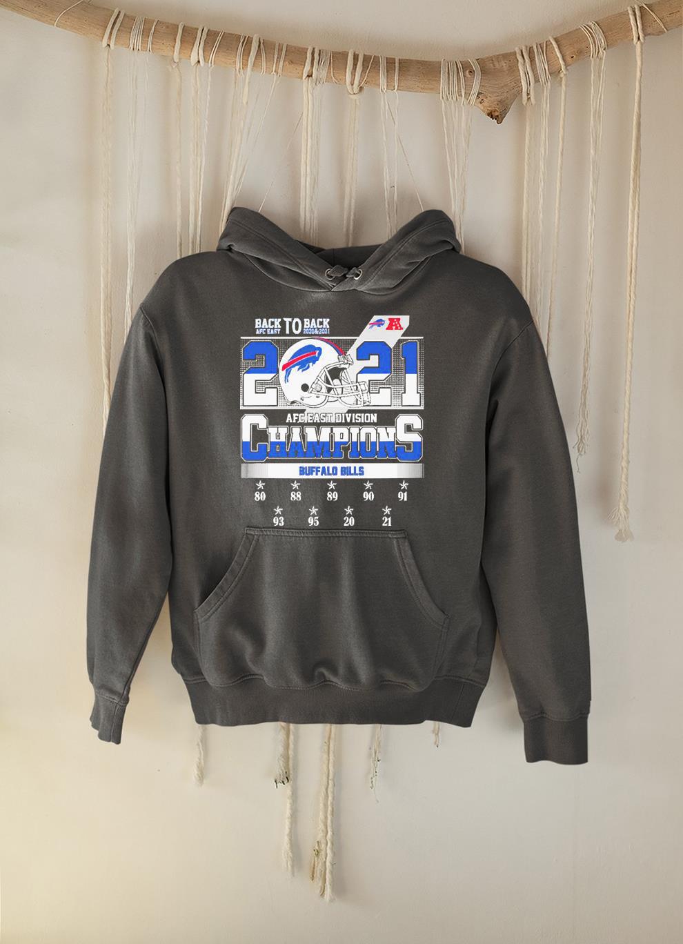 2021 Buffalo Bills AFC Champions Shirt 6 Clothing