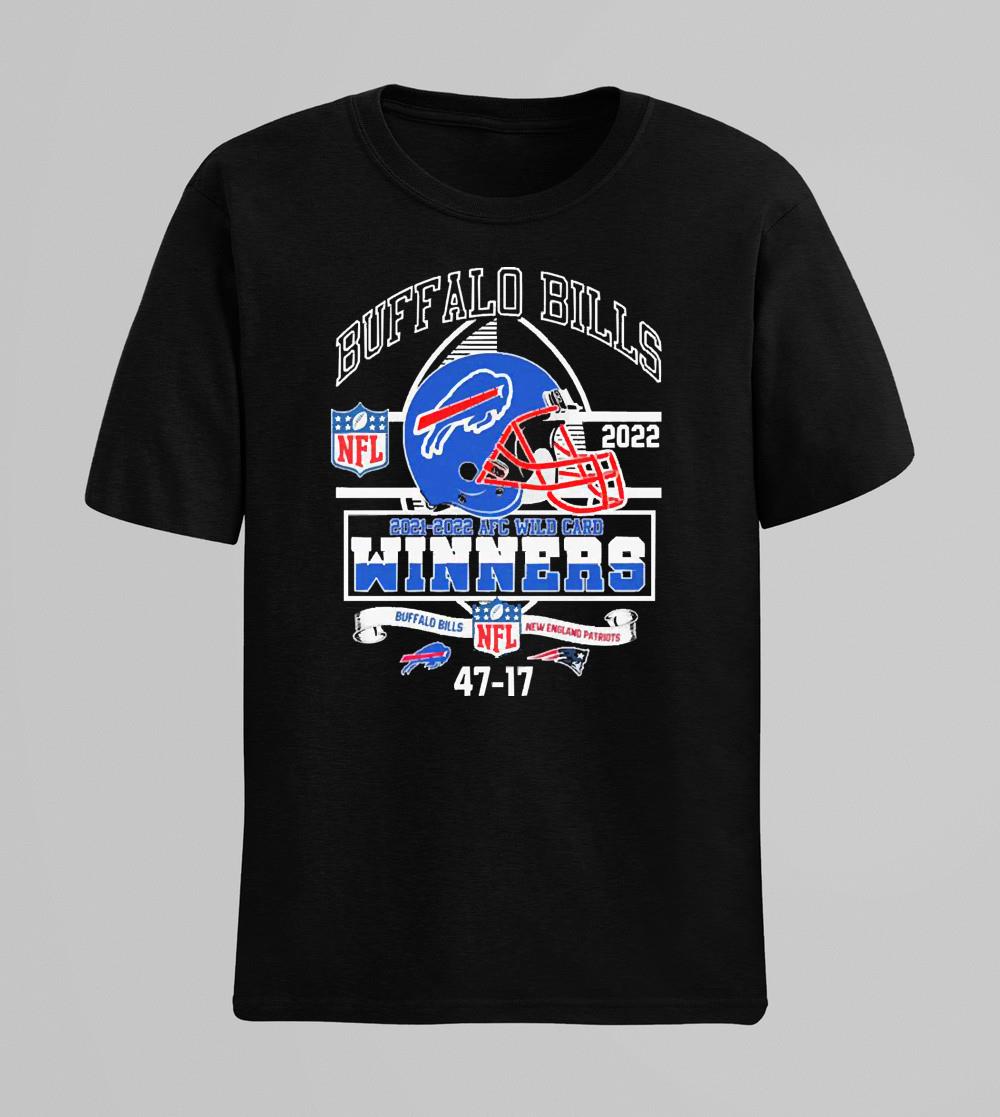 Buffalo Bills 2021 2022 AFC Wild Card Winners 4717 Shirt TeeSporting