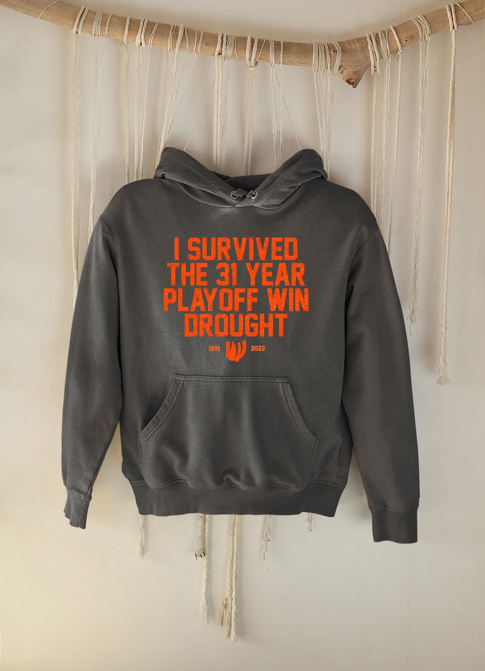 hue2601 cincinnati bengals i survived the 31 year playoff win drought 1991 2022 shirt hoodie - Cincinnati Bengals I Survived The 31 Year Playoff Win Drought 1991 2022 Shirt