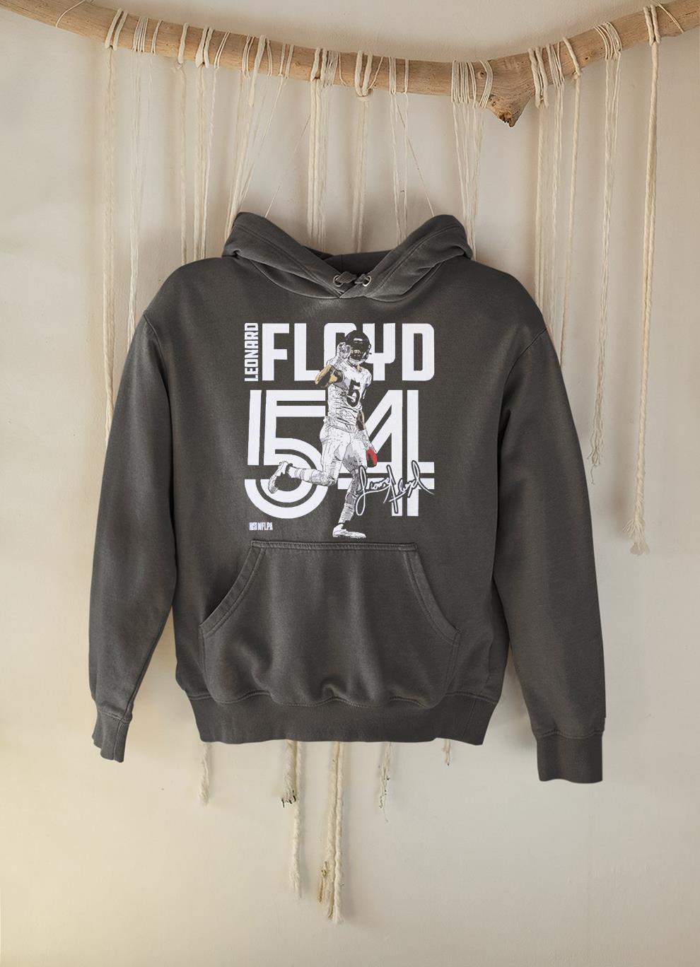 hue2601 leonard floyd los angeles rams inline signature shirt hoodie - Leonard Floyd Los Angeles Rams Inline Signature Shirt