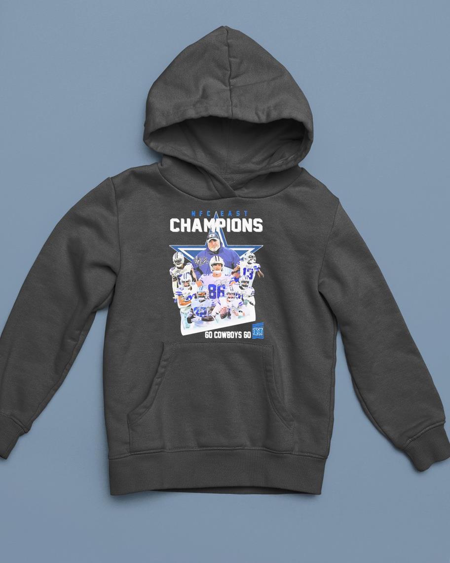 Go Cowboys NFC East Champions Dallas Cowboys Team Signatures Shirt 1 Clothing