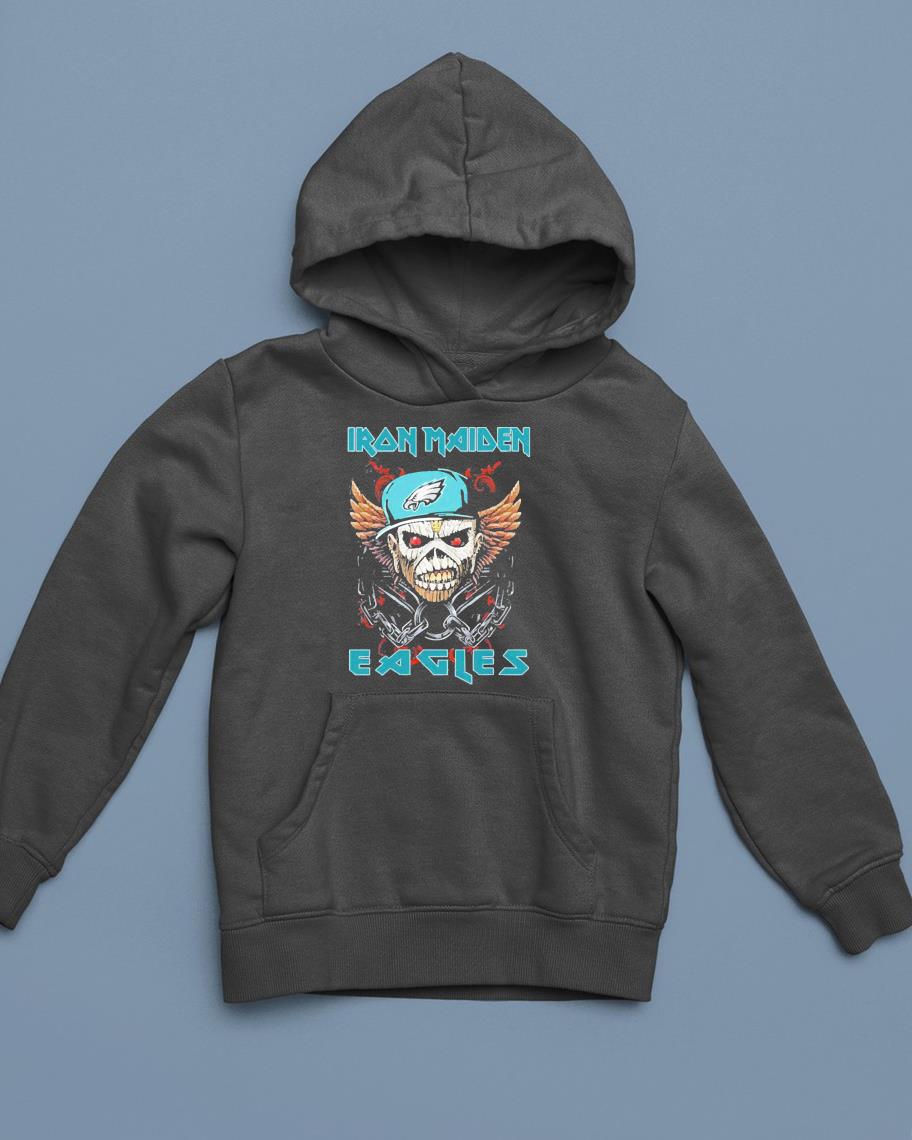 Iron Maiden Skull Philadelphia Eagles Shirt 73 Clothing