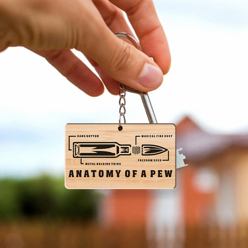hue2812 anatomy of a pew keychain tumbler anatomy of a pew keychain tumbler - Anatomy of a Pew Keychain Tumbler