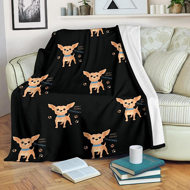 hue2812 chihuahua dog pet animal lover fleece blanket kimitee chihuahua dog pet animal lover fleece blanket kimitee - Chihuahua Dog Pet Animal Lover Fleece Blanket Kimitee