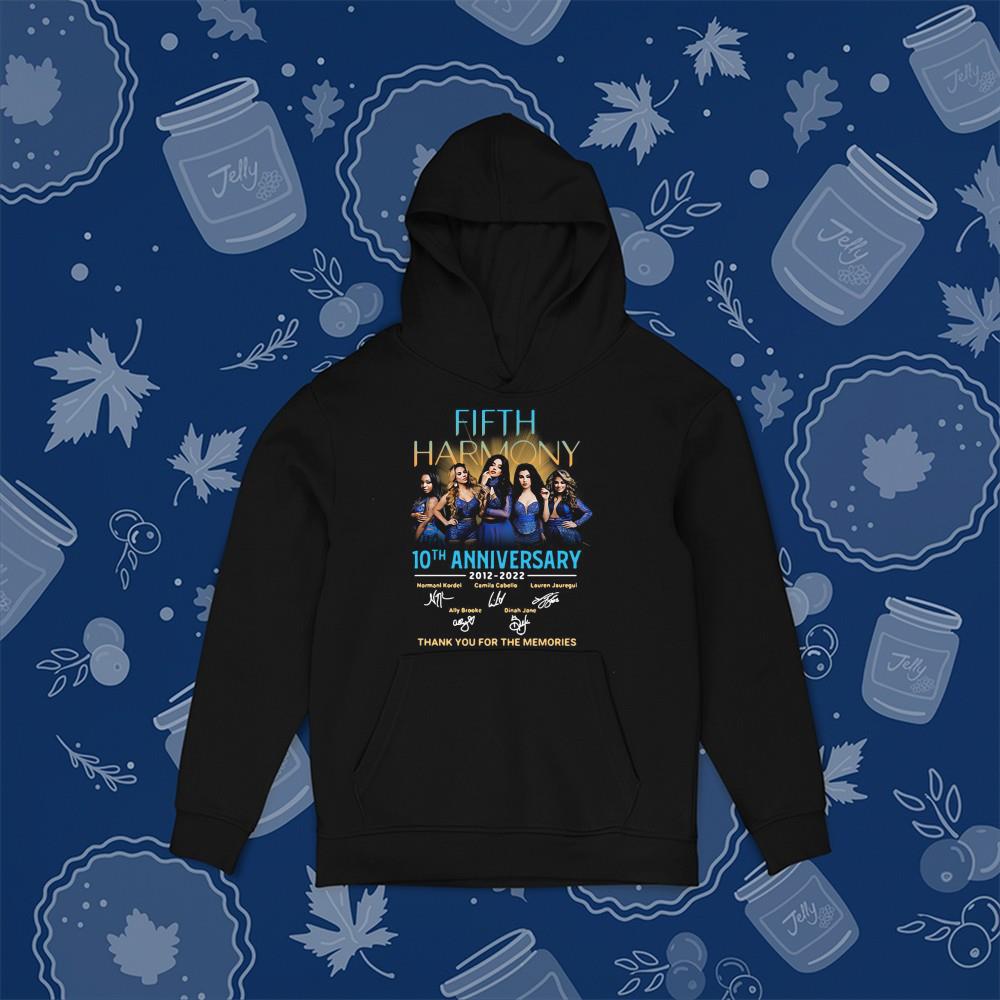 hue2812 fifth harmony music band 10th anniversary 20122022 shirt hoodie - Fifth Harmony Music Band 10th Anniversary 2012-2022 Shirt