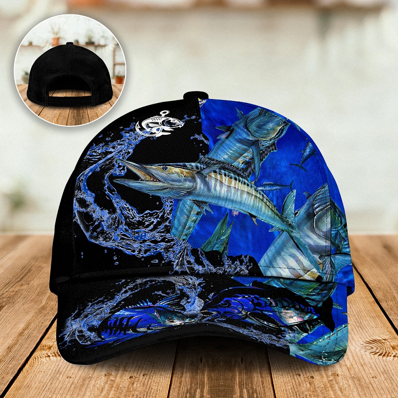 hue2812 fishing fish love ocean blue hat fishing fish love ocean blue hat - Fishing Fish Love Ocean Blue Hat