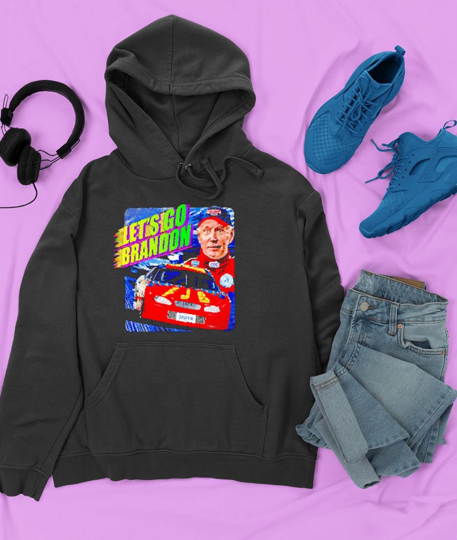 Joe Biden racing car Let’s Go Brandon FJB sniffr shirt 1