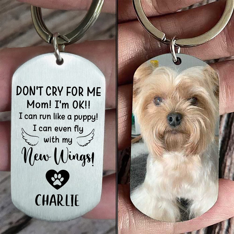 Don't Cry For Me I'm OK Keychain 9
