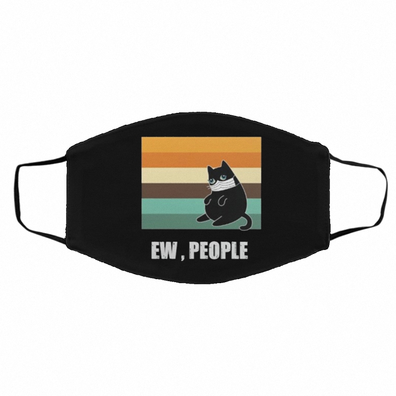 hue301 cat and fish 2020 ew people face mask cat and fish 2020 ew people face mask - Cat And Fish 2020 Ew People Face Mask