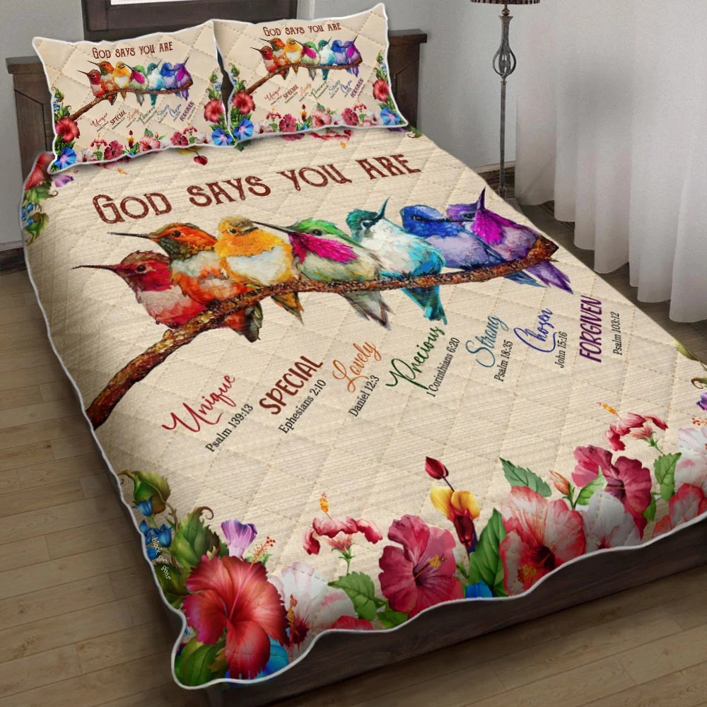 Bird, Birdwatching God Say You Are Quilt Bedding Set 1