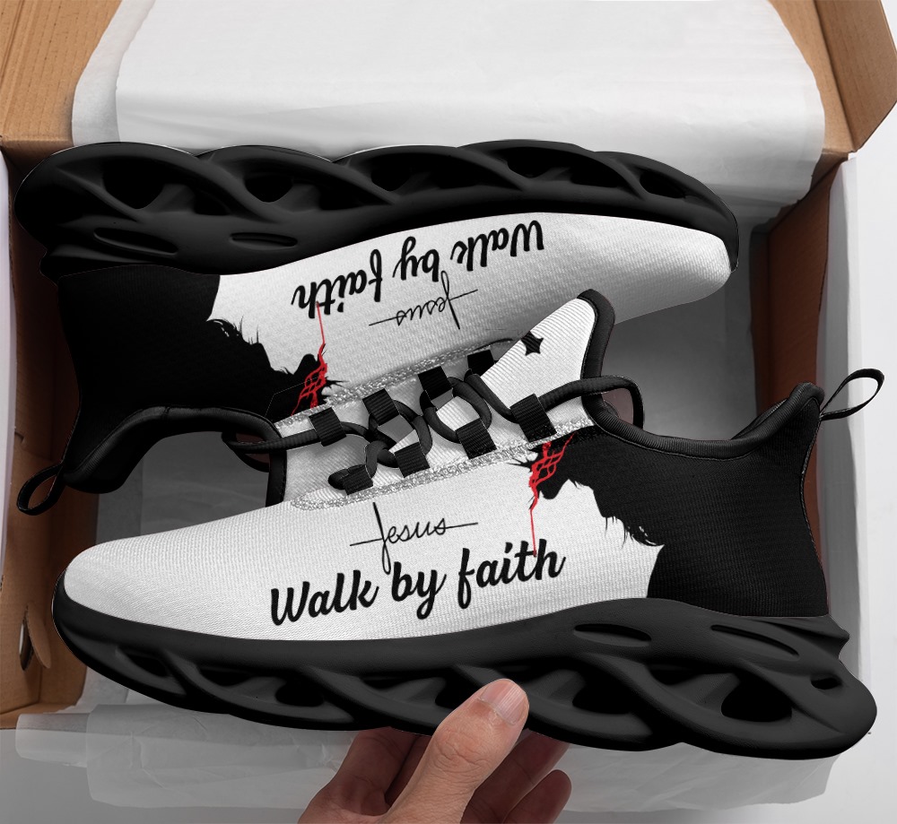 Jesus Walk By Faith Yezy Running Sneakers 2