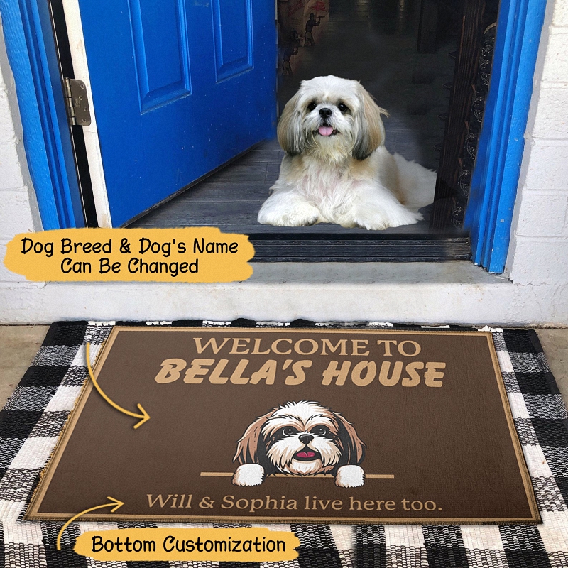 Welcome To Dog's House Dog Doormat 4