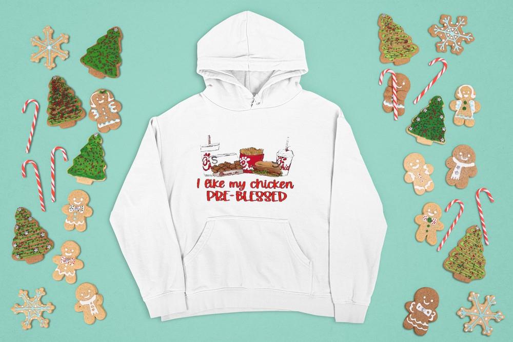 hue3112 i like my chicken preblessed shirt hoodie - I like my Chicken Pre-Blessed shirt