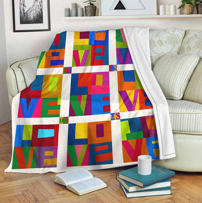 Love Is Love - LGBT Support Blanket 1