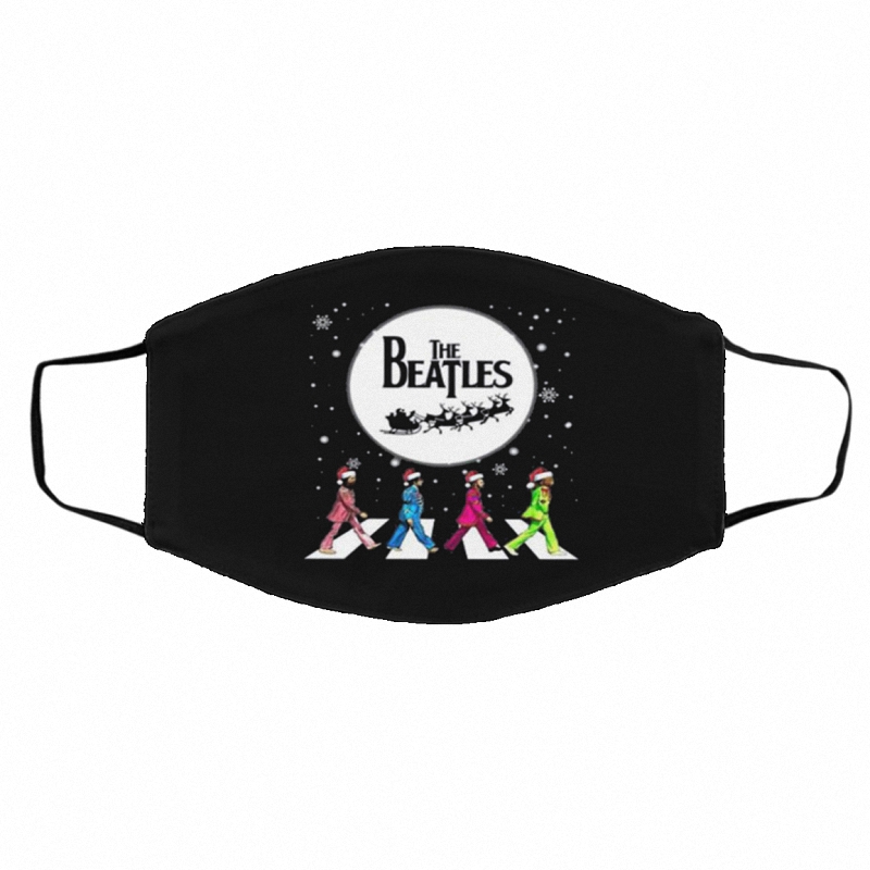 The Beatles Walking Across Abey Road Face Masks 1 Face Mask