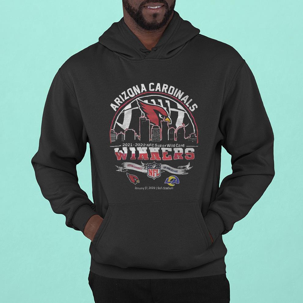 hue33 arizona cardinals 2021 2022 super wild card winners shirt hoodie - Arizona Cardinals 2021 2022 Super Wild Card Winners shirt