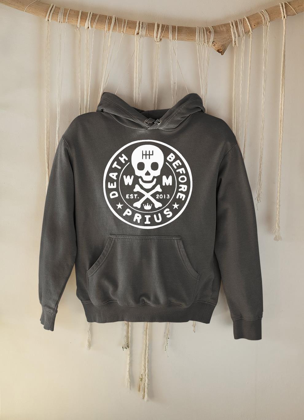 Skull death before prius shirt 1 Clothing