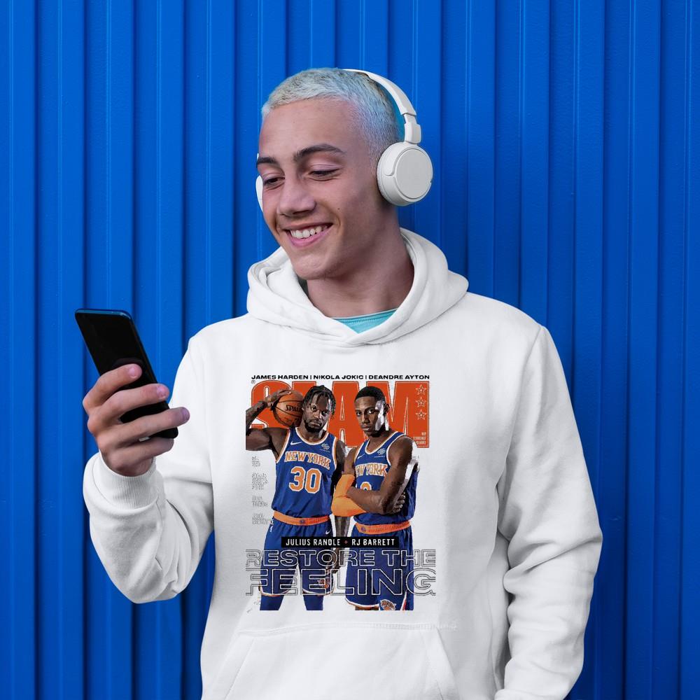Slam Julius Randle RJ Barrett New York Knicks shirt 1