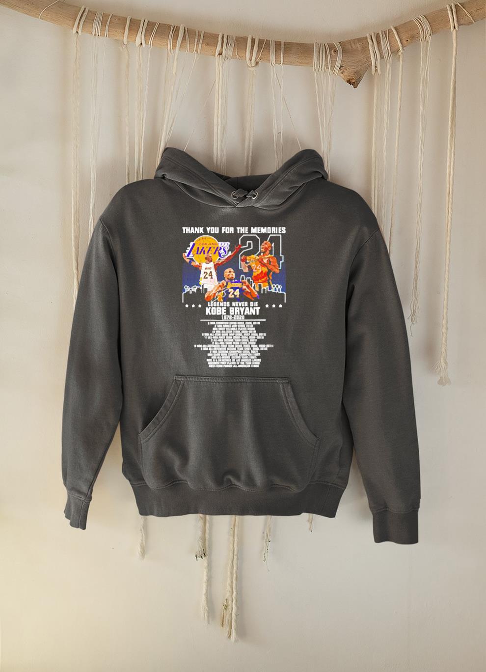 Thank you for the memories legends never die Kobe Bryant 1978-2020 shirt 1 Ncovtee News