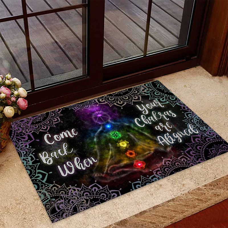 hue501 come back when your chakras are aligned doormat come back when your chakras are aligned doormat - Come Back When Your Chakras Are Aligned Doormat