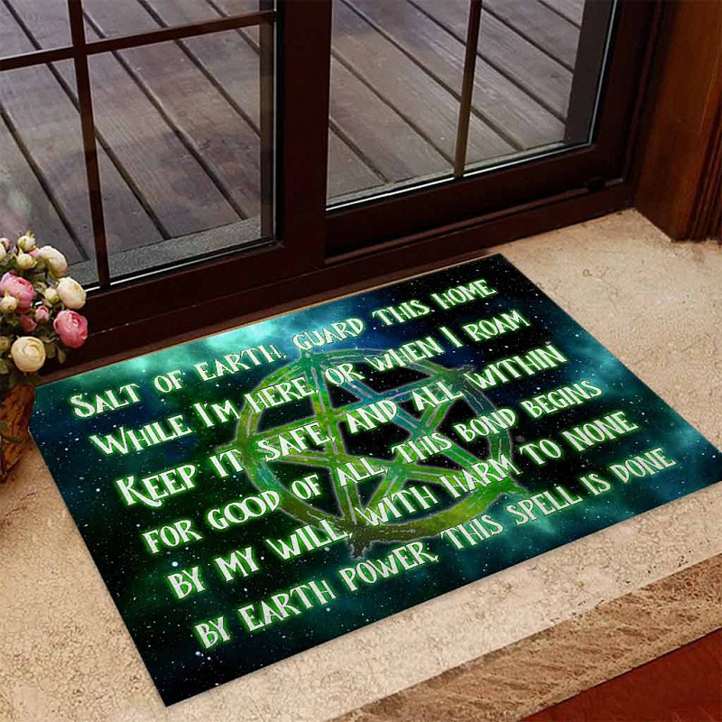 hue501 salt of earth guard this home witch doormat salt of earth guard this home witch doormat - Salt Of Earth Guard This Home Witch Doormat