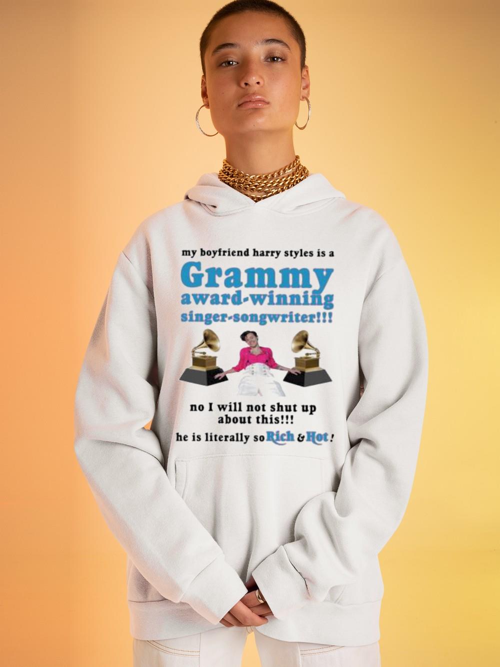 My Boyfriend Harry Styles Is A Grammy Award-winning Singer-songwriter Shirt 1 Clothing