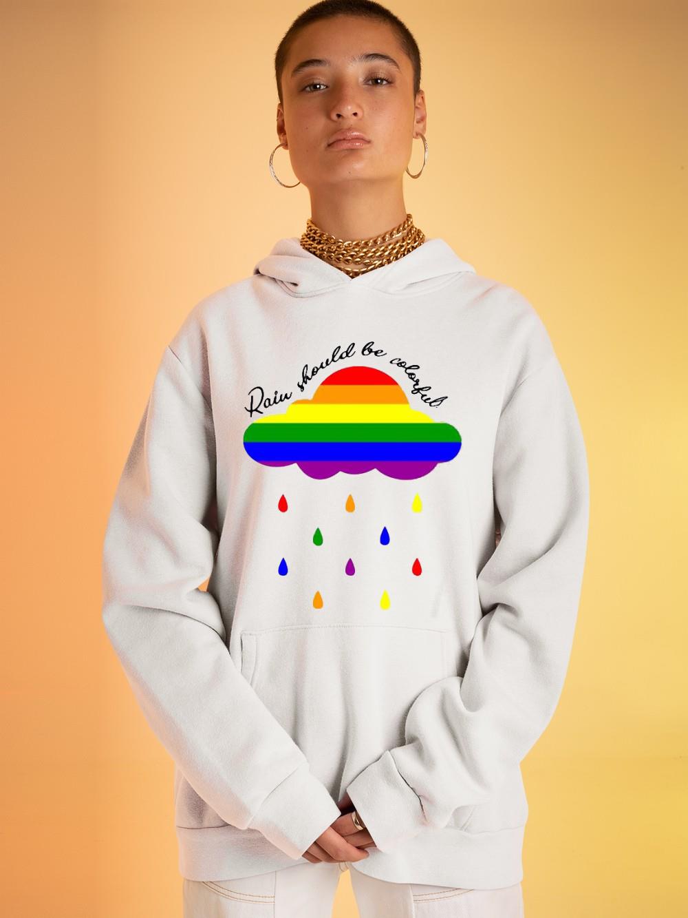 Rain Should Be Colorful Shirt 1 Clothing