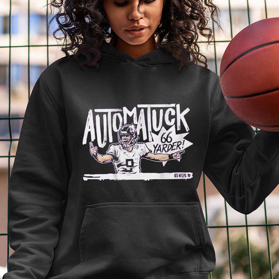 hue602 baltimore ravens justin tucker automatuck 66 yarder shirt hoodie - Baltimore Ravens Justin Tucker Automatuck 66 Yarder Shirt